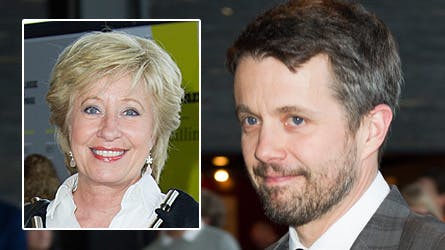 Kronprins Frederik og Birthe Kjær brugte begge fredags aften på en tur i teatret.