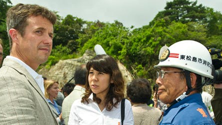 Kronprins Frederik under OL i London.