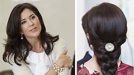 Danmarks stilfulde kronprinsesse Mary viser på turen til USA nogle af sine fantastiske detaljer fra smykkeskrinet og garderoben.