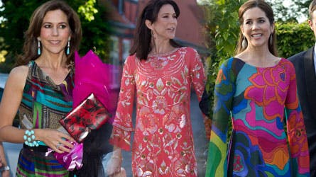 Farver klæder kronprinsesse Mary, mens nogle mønstre er smukkere end andre