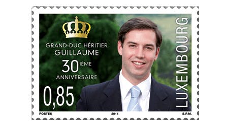 Arvestorhertug Guillaume frimærke