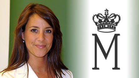 Det er våbenmaler Ronny Andersen, der har udarbejdet prinsesse Maries nye monogram.