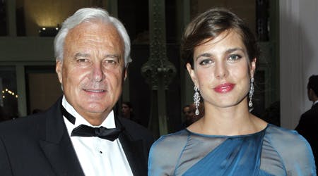 Cartier-chef Bernard Fornas og Charlotte Casiraghi