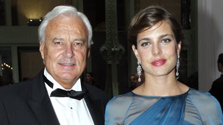 Cartier-chef Bernard Fornas og Charlotte Casiraghi