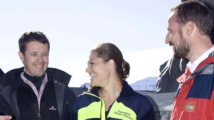 Der er varme følelser og god fælles forståelse mellem de tre nordiske tronfølgere.