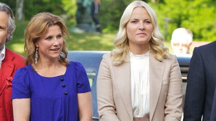 Kronprinsesse Mette-Marit og prinsesse Märtha Louise