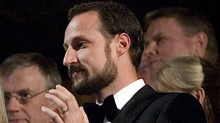 Kronprins Haakon havde taget Marius med til støttekoncerten for det jordskælvshærgede Haiti.