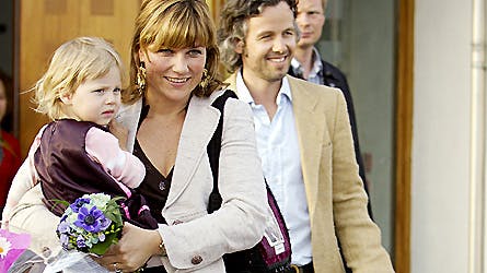 Prinsesse Märtha Louise har nu tre døtre. På armen ses parrets, indtil i dag, yngste datter, Leah Isadore, 3.