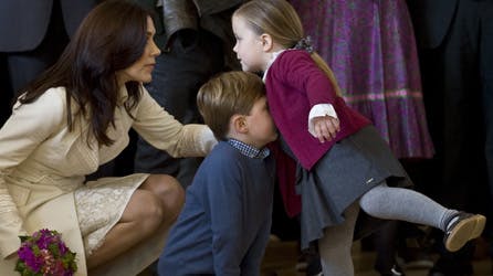 Mary havde styr på Christian og Isabella, der var glade for deres nye hjem.