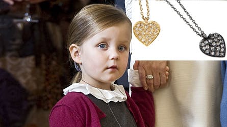 Den royale rolling prinsesse Isabella var i legehumør, da palæet på Amalienborg blev indviet.