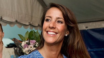 Prinsesse Marie med gravid mave