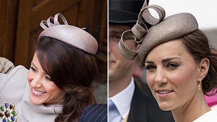 Prinsesse Maria og hertuginde Catherine deler samme hatte-smag.