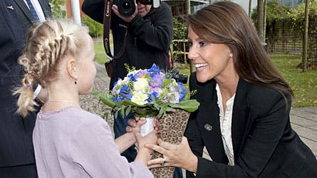 Sammen med prins Joachim besøgte prinsesse Marie Syddansk Universitet i Odense, da der blev afholdt den traditionsrige årsfest.