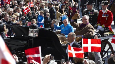 Dronning Margrethe og prins Henrik i karet i forbindelse med dronningens 70 års fødselsdag.