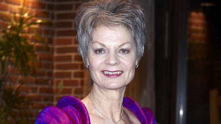 Grevinde Sussie fotograferet ved hendes 60 års fødselsdagsfest på Hotel Munkebjerg i Vejle.