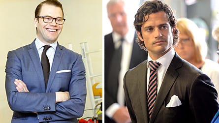 To herrer der har styr på stilen. Kronprinsesse Victorias mand, prins Daniel, og hendes bror, prins Carl Philip bliver rost for deres tøjsmag.