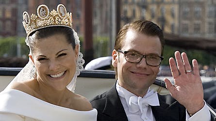 Kronprinsesse Victoria og prins Daniel