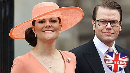 Kronprinsesse Victoria lignede en film-diva med sin flotte bredskyggede hat.