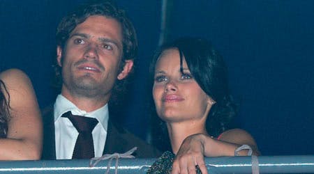 Carl Philip og Sofia fulgte med i det hele fra tilskuerrækkerne