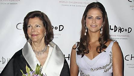 Dronning Silvia og prinsesse Madeleine