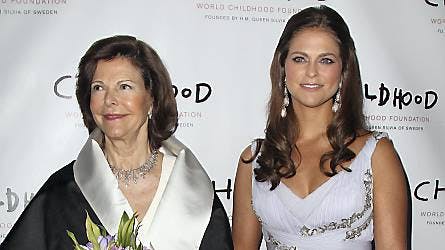 Dronning Silvia og prinsesse Madeleine