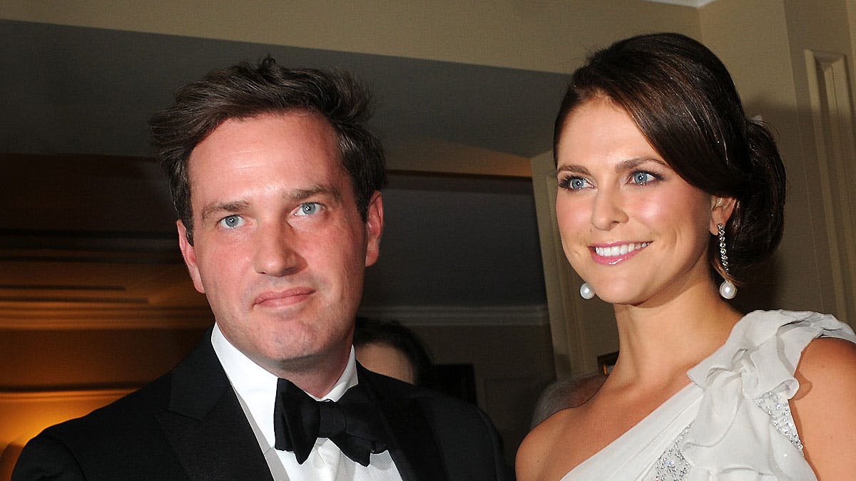 Chris O'Neill mødtes i dag i al hemmelighed med prinsesse Madeleines far - kong Carl Gustaf af Sverige.