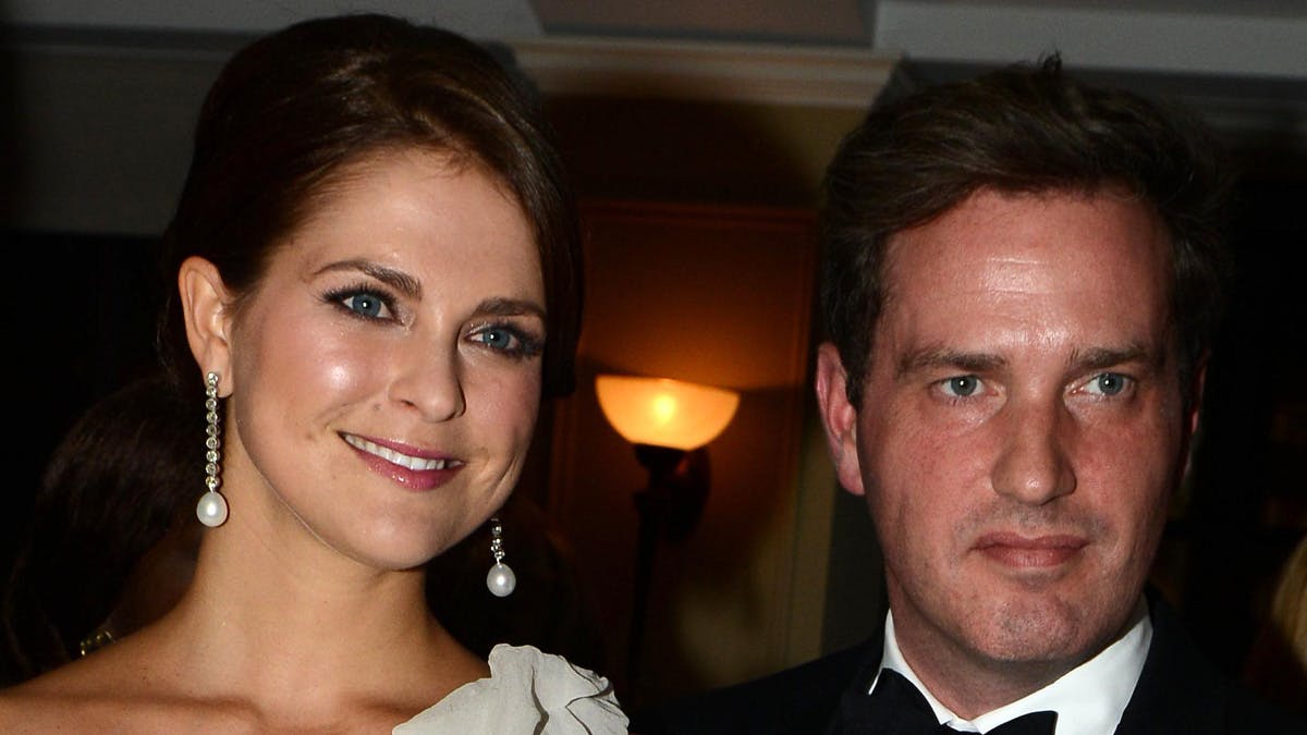 Prinsesse Madeleine og hendes forlovede Christopher O'Neill.
