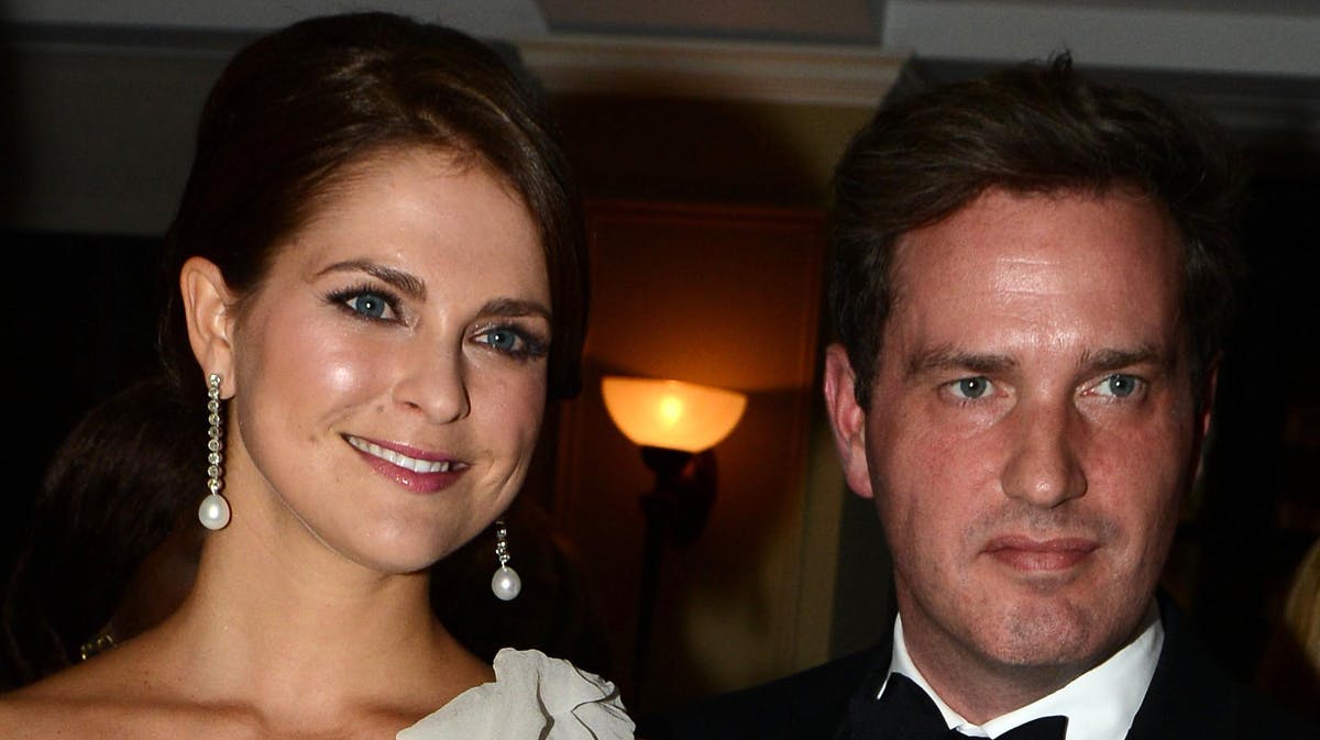 Prinsesse Madeleine og hendes forlovede Christopher O'Neill.