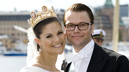 Kronprinsesse Victoria og prins Daniel
