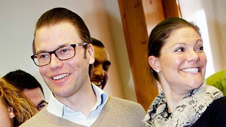 Kronprinsesse Victoria og prins Daniel