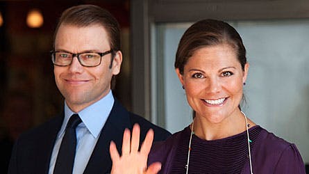 Kronprinsesse Victoria og prins Daniel