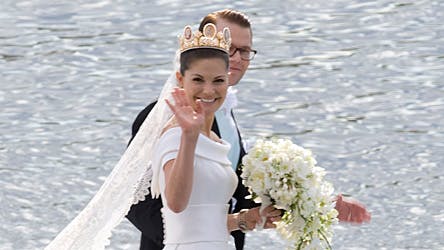 Kronprinsesse Victorias brudekjole i 2010.