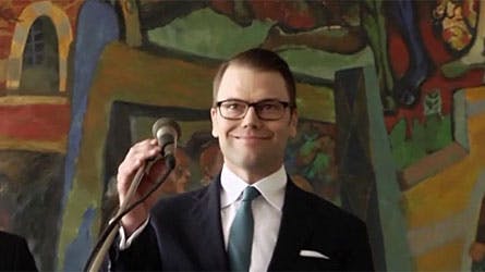 Kronprinsesse Victorias mand holdt en fin tale for forsamlingen i Malmø.