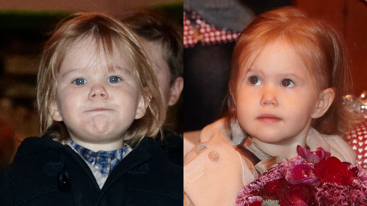 Prins Vincent og prinsesse Josephine fylder to år