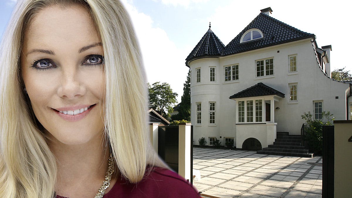 Sammensat billede: Caroline Fleming og huset på Hambros Alle.