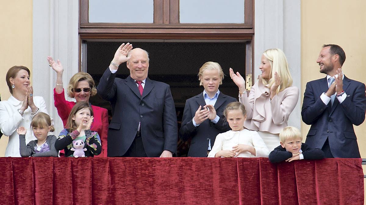 Den norske kongefamilie.