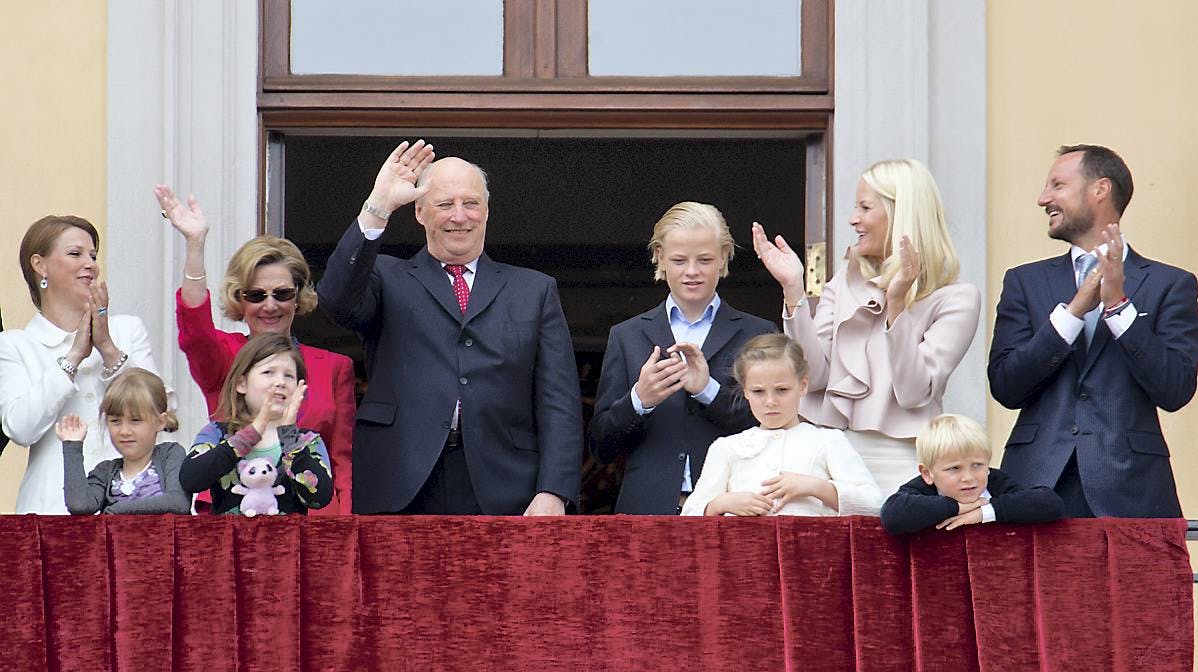 Den norske kongefamilie.
