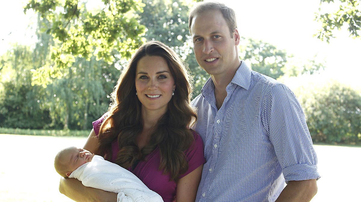 Prins George får barnepige - nanny