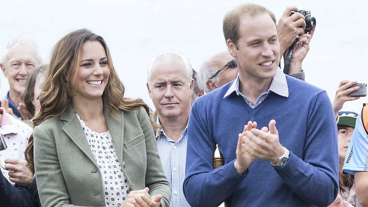 Hertuginde Catherine og prins William.