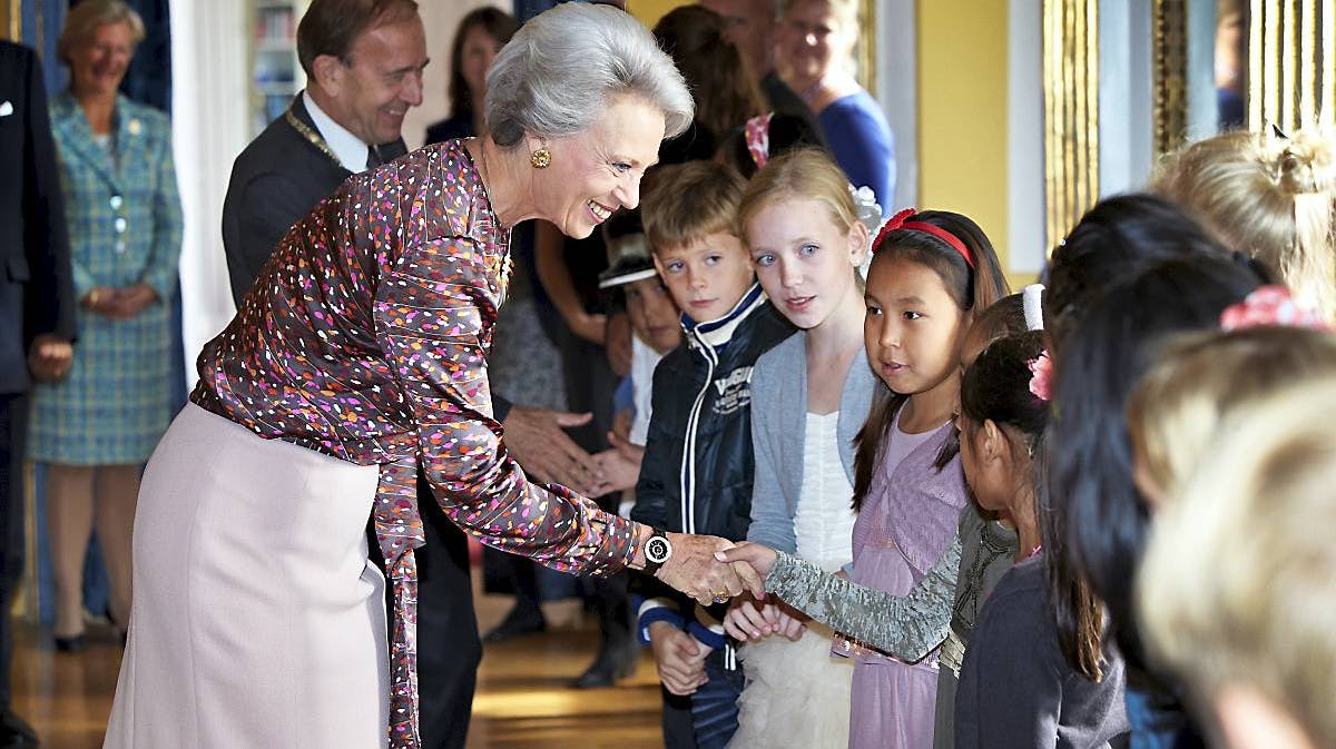 Prinsesse Benedikte på Amalienborg