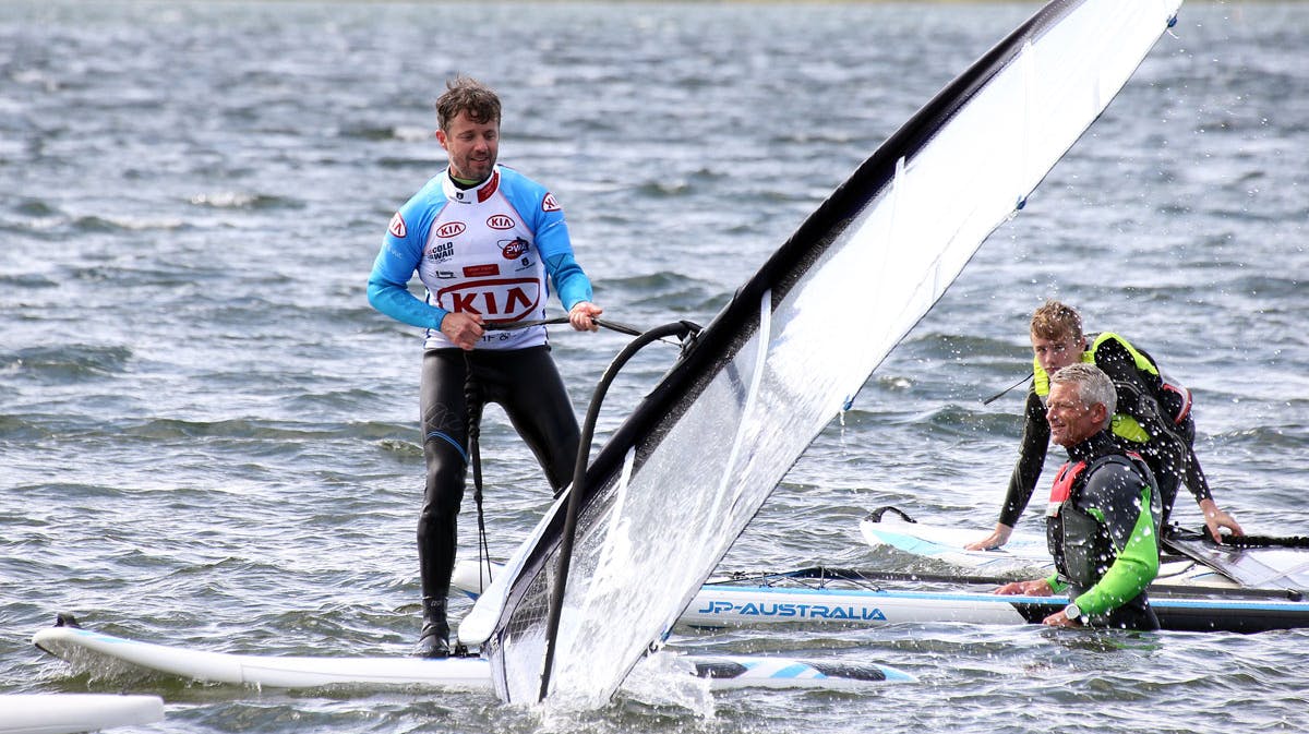 Kronprins Frederik windsurfer