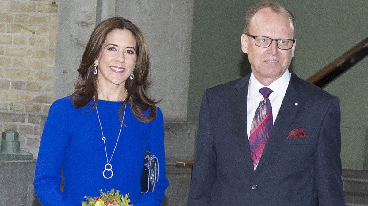 Kronprinsesse Mary i Vinterhaven på Ny Carlsberg Glyptotek i København.