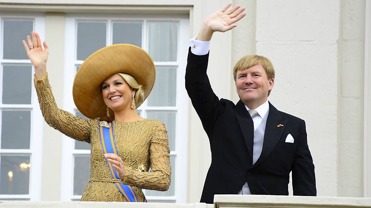 Dronning Maxima og kong Willem-Alexander.