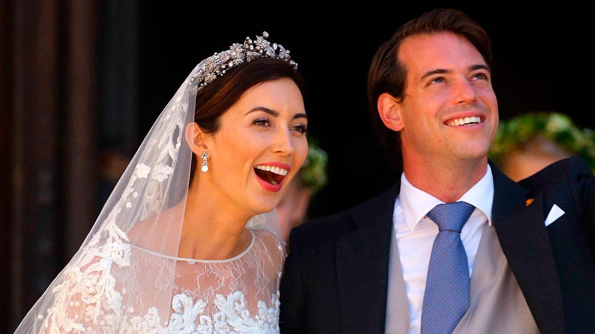 Et smukt par - prins Felix af Luxembourg og Claire Lademacher gift i Frankrig
