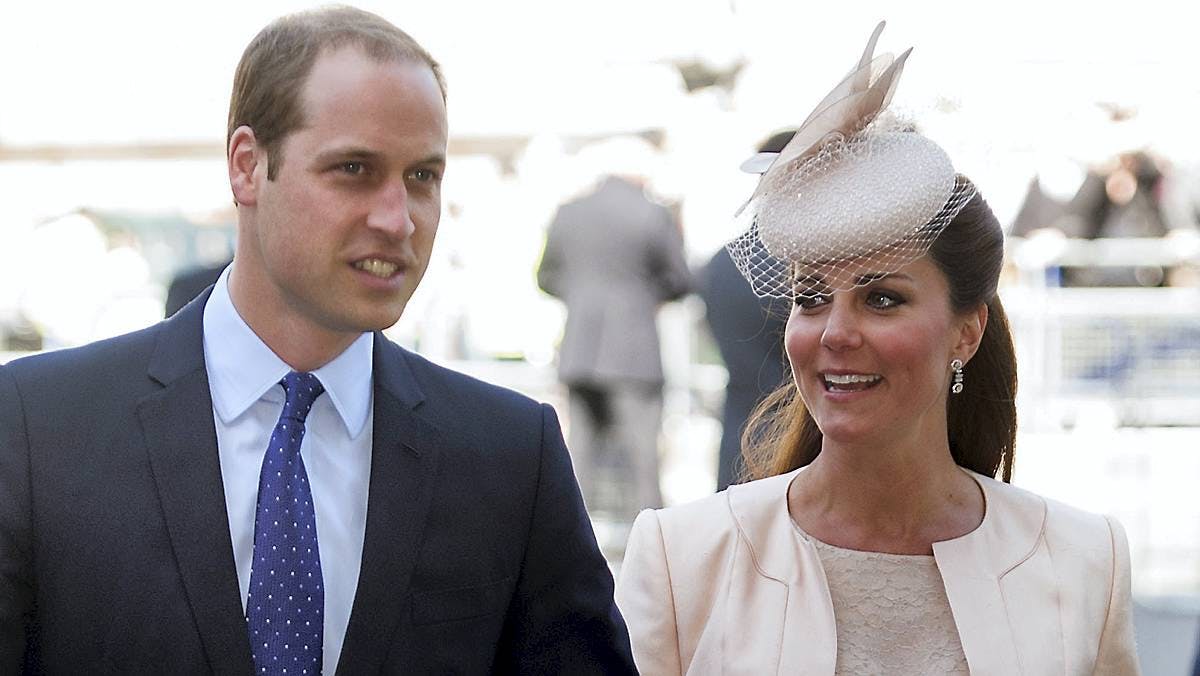 Hertuginde Catherine og prins William.