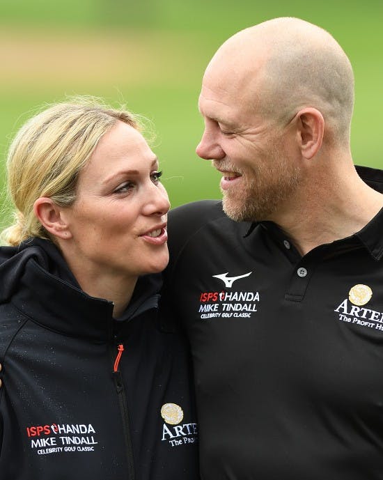 Zara og Mike Tindall