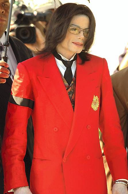 Michael Jackson fotograferet i 2005.