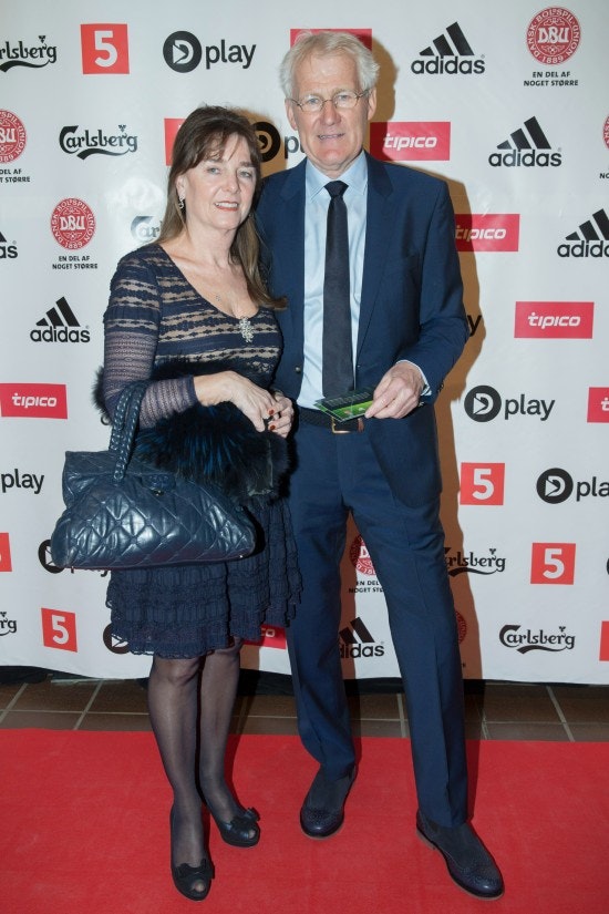 Morten Olsen med sin kone Mireille Olsen