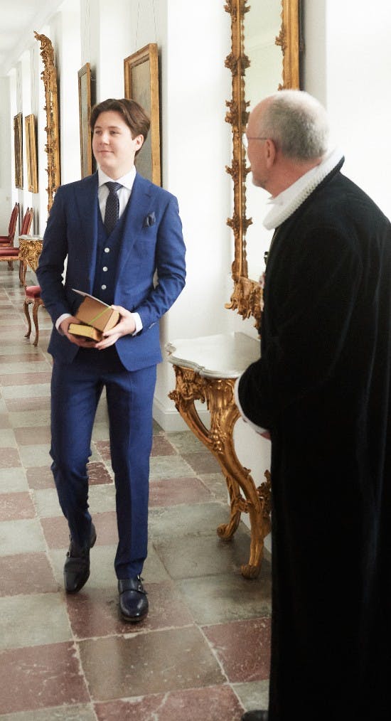 Prins Christian og biskop Henrik Wigh-Poulsen