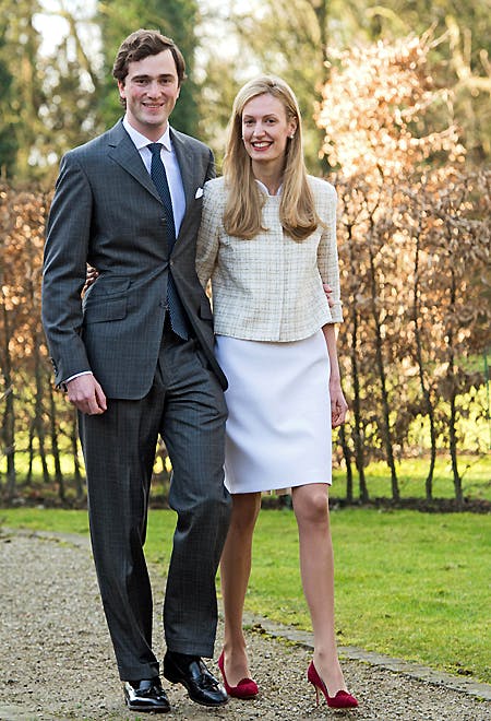 Nyforlovede prins Amedeo og Elisabetta Maria Rosboch von Wolkenstein